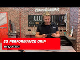 EG-PERFORMANCE fietsgreep 133mm zwart TPE Glasvezelversterkt