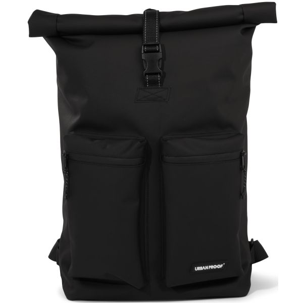 Urbanproof fietstas rolltop up recycle 20l zwart