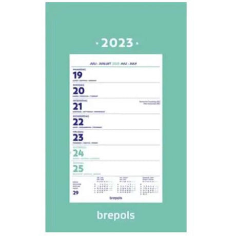 Brepols wandkalender week 2026 gelijmd