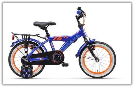 Batavus voorvork snake 16 zwart kl030 w print