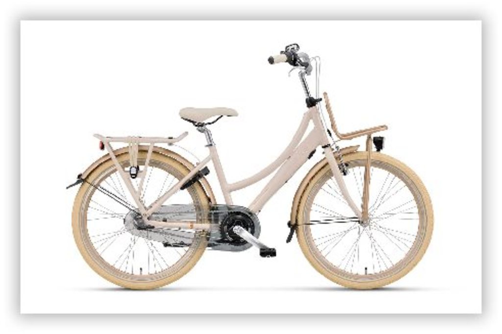 Batavus voorvork 24 sugar pink pms7604