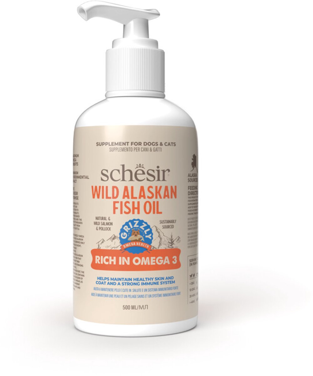Schesir grizzly wild alaskan fish oil - 500 ml