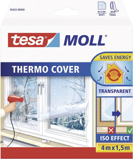 Tesa moll thermo cover pe raamisolatie folie - 4 x 1,5 meter
