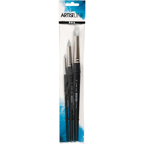 Creativ company artist line, afm 2+6+10 mm, 3 div - spitse penselen