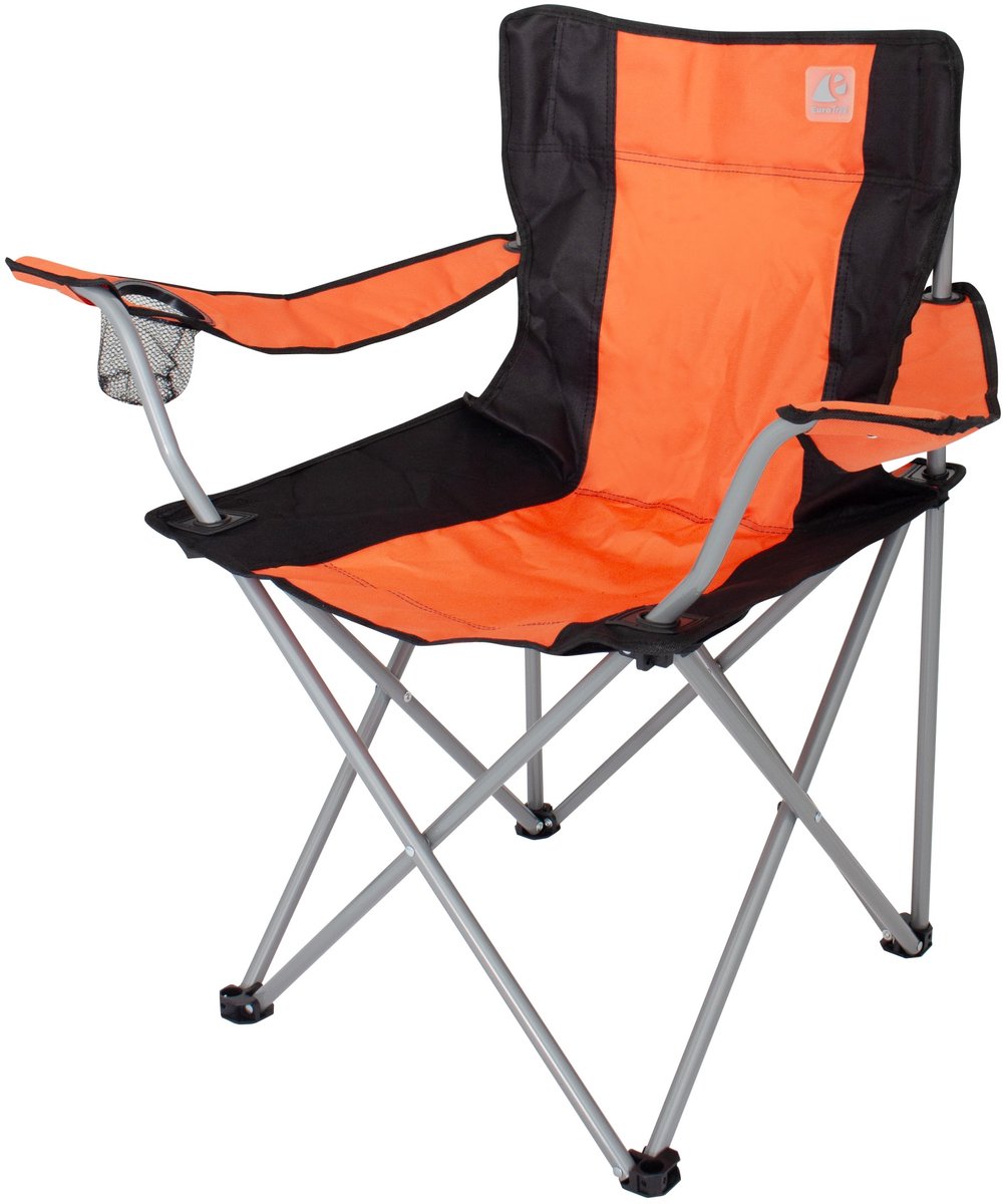 Eurotrail campingstoel lausanne - brique zwart
