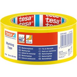 Tesa vloermarkeringstape 60760 geel 50mm x 33m pvc