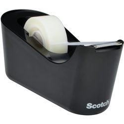 Plakbandhouder + 1 rol scotch c-18 zwart