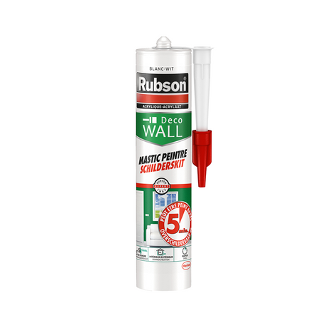 Rubson schilderskit 280 ml bouwkit | sneldrogend in 5 minuten | voor snel en efficiã«nt schilderwerk | sterke en duurzame afdichting