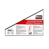 Rubson pu schuim pistool 1 st | pur-schuim pistool | pu pistool voor pur isolatie | pur isolatie pistool voor makkelijk gebruik | hoge precisie pu schuim doseringen!
