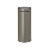 Brabantia touch bin prullenbak - 30 liter - platinum