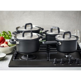 Bk flow cool black rvs pannenset 4-delig