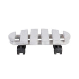 Trolley grijs rond outdoor | 4 stuks