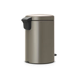 Brabantia newicon prullenbak - 12 liter - platinum