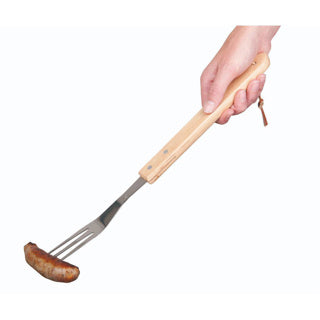 Bbq collection vleesvork luxe 41 cm eiken rvs | 2 stuks