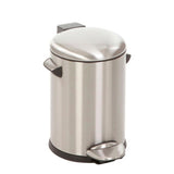 Eko - belle deluxe pedaalemmer 3 liter - stainless steel plastic - mat rvs - prullenbak