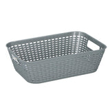 Opbergmand 29 x 20 x 8,5 cm assorti kleuren | 4 stuks
