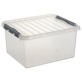 Sunware q-line opbergbox 36 liter transparant 50x40x26cm