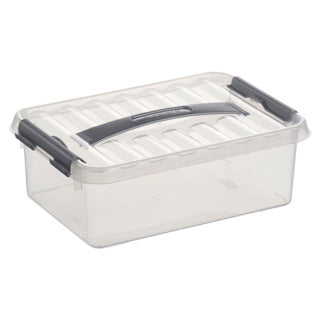Sunware q-line box medium 4 liter transp 30,7x20x10,4 cm