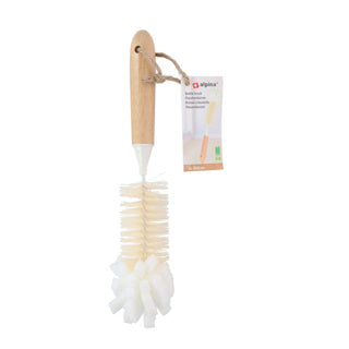 Alpina flessenborstel bamboe crème | 3 stuks
