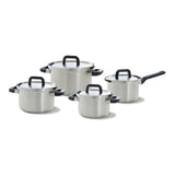 Bk flow cool pannenset 4-delig rvs