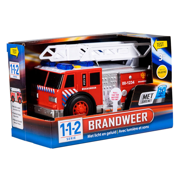 Basic 112 Rescue Racers Brandweer met Licht en Geluid