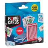 Clown games speelkaarten internationale poker versie 2 sets