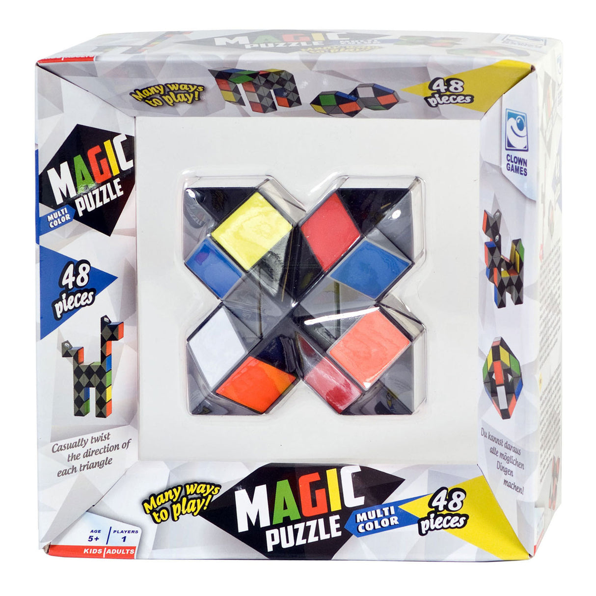 Clown games clown magic puzzle multi kleuren