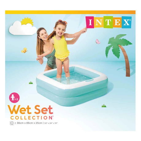 Intex Zwembad Mini Vierkant, 85x85x23cm