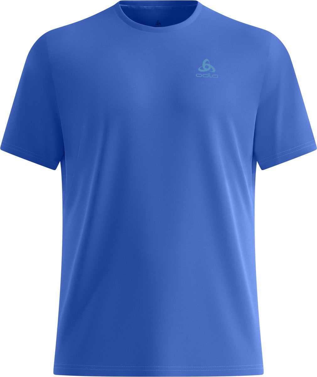 Odlo essential flyer hardloopshirt - mannen - dazzling blue - xl