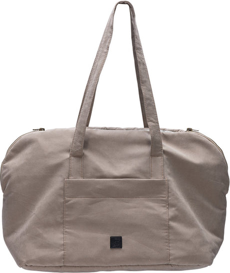 Designed by lotte bundu draagtas hond - hondentas - voor kleine honden - stevige bodem - beige - 48x23x33 cm
