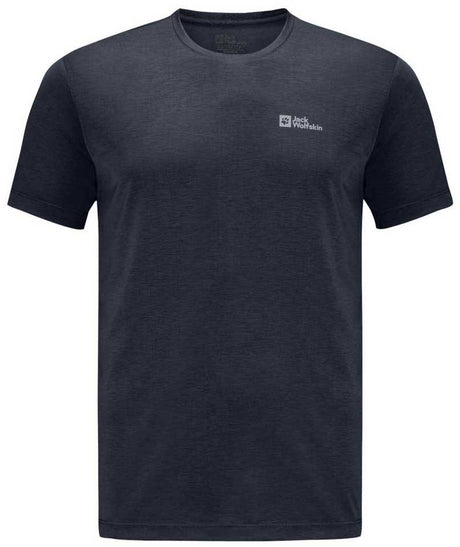Jack wolfskin vonnan s s t m heren t-shirt-midnight sky