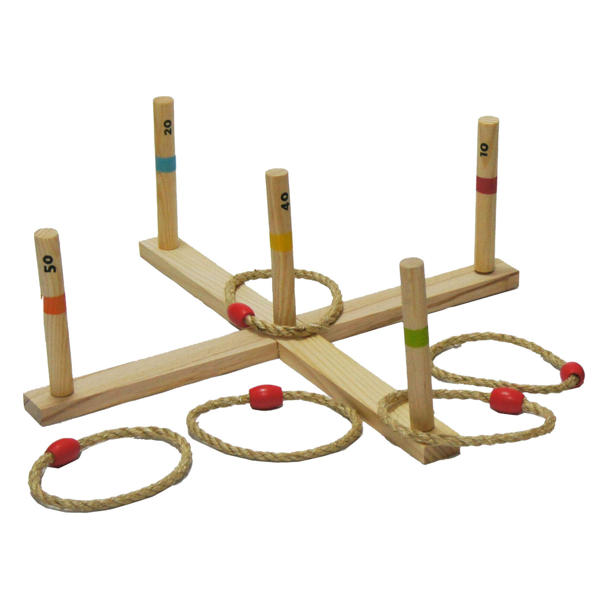 Outdoor play outdoor houten ringwerpspel