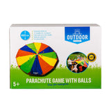 Outdoor play outdoor parachutedoek met ballen