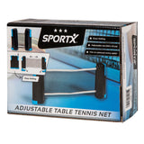 Sportx tafeltennisnet (oprolbaar)