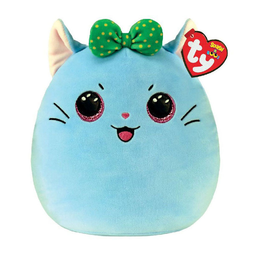 Ty Beanie Ty Squish a Boo Kirra Blue Cat, 20cm