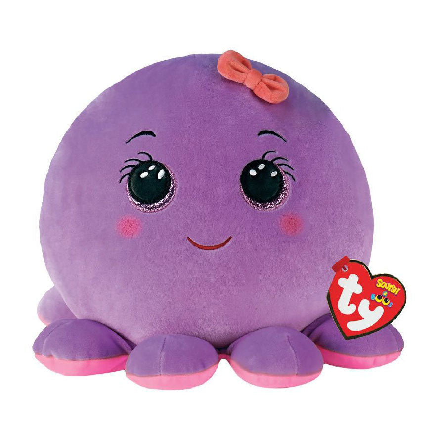 Ty beanie ty squish a boo octavia purple octopus, 20cm