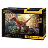 National geographic 3d puzzel velociraptor