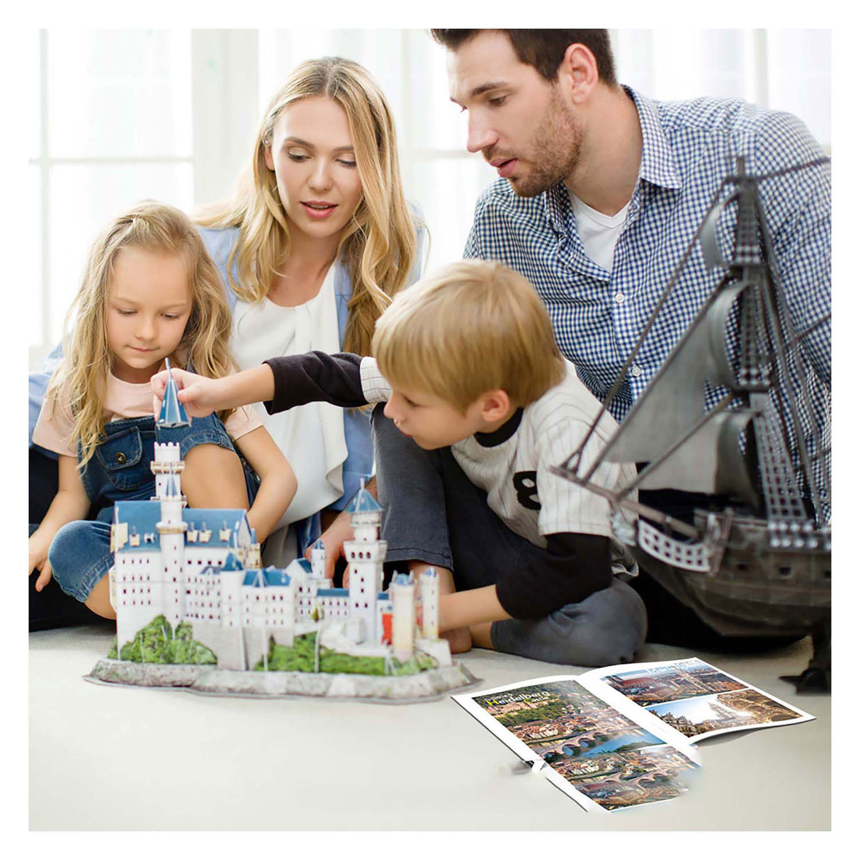 Cubic fun national geographic - 3d-puzzel - 3d-puzzel ng kasteel neuschwanstein
