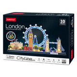 Cubic fun 3d puzzel city line london led (2010331)