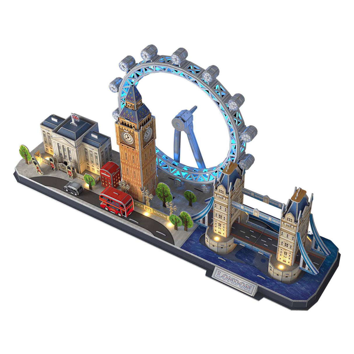 Cubic fun 3d puzzel city line london led (2010331)