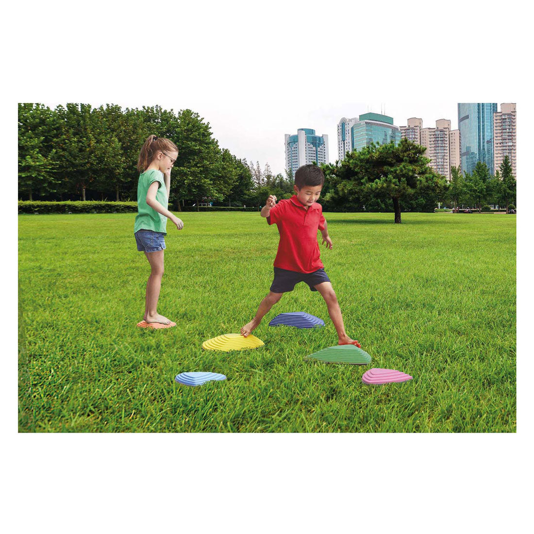 Outdoor play stapstenen, 6dlg.