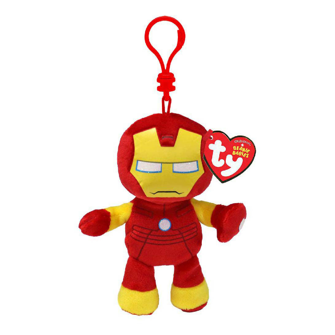 Ty beanie boo sleutelhanger - iron man