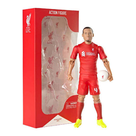 Voetbalfiguur liverpool virgil van dijk, 20cm