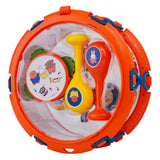 Rubo toys nijntje muziekset - tamboerijn - trommel - klappertjes - sambaballen - speelgoedinstrumenten