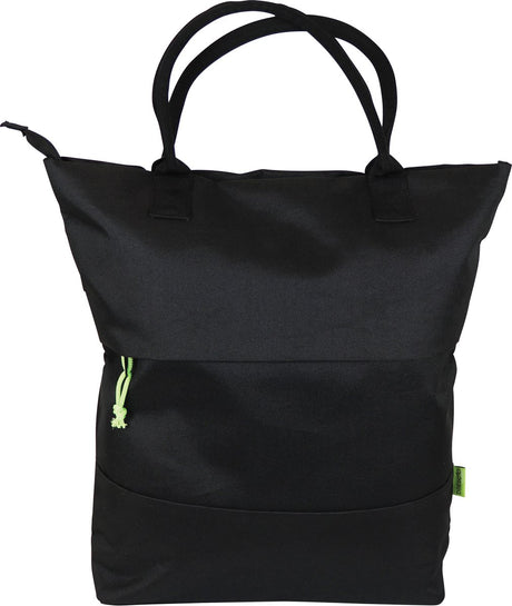 Dresco shopper fietstas - pakaftas 20 liter - zwart