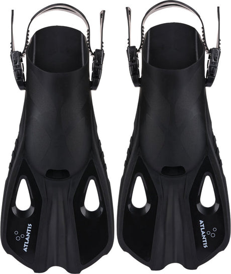 Atlantis snapper - zwemvliezen - flippers - volwassenen - zwart - 42-47