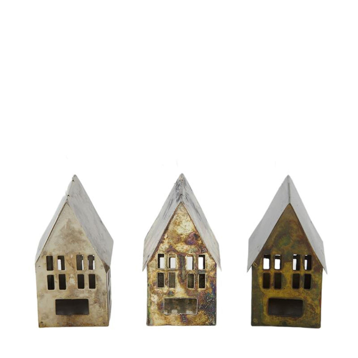 Dijk natural collections hanger huisje metaal 7x6x10cm