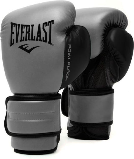 Everlast powerlock 2r training glove, charcoal 16-oz