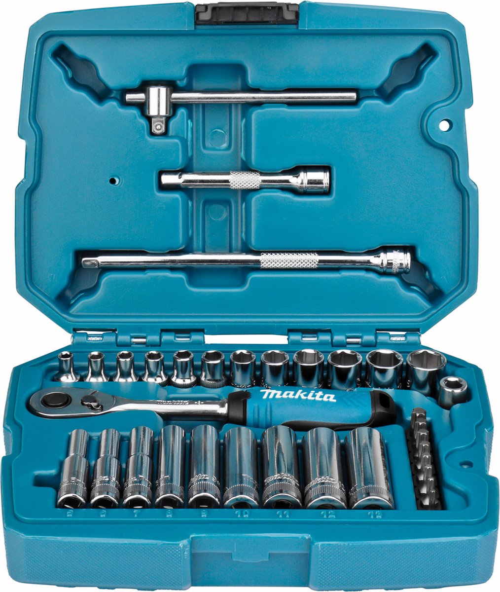 Makita b-65567 doppenset 1 4 vk 34-delig