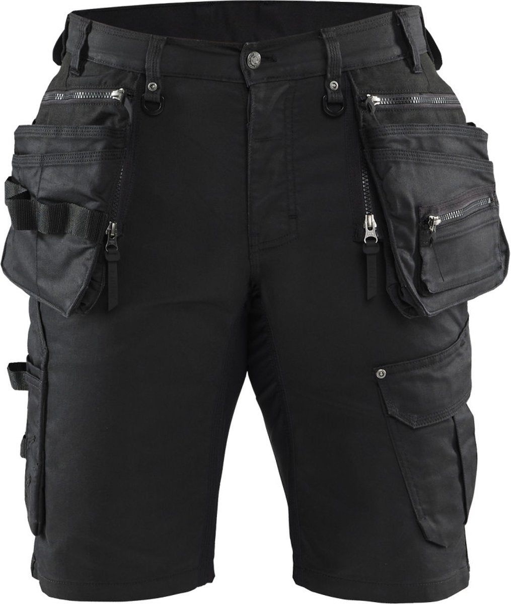 Blåkläder blaklader short denim stretch x1900 1992-1141 - zwart zwart - c54